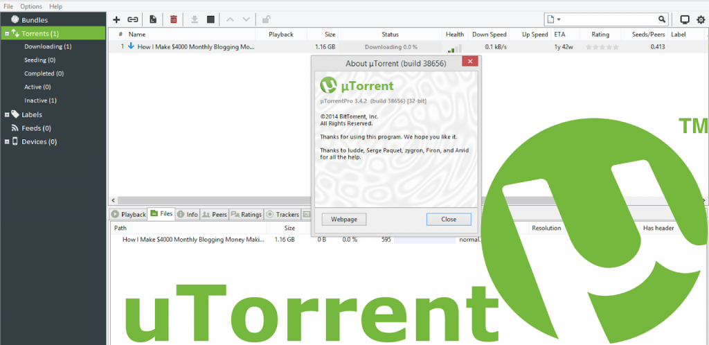 Free download utorrent software for mac free